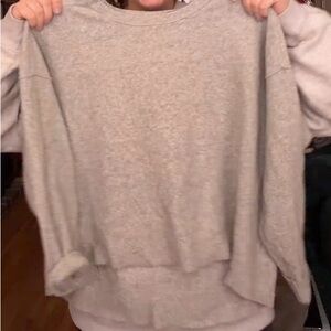 Free people grey sweater